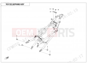 CFMOTO 2022 MOTORCYCLE 450 SR (CF400-6F [EU5] ) FRAME-2 - F03-2