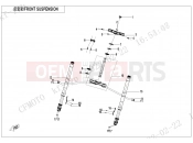 CFMOTO 2022 MOTORCYCLE 450 SR (CF400-6F [EU5] ) FRONT SUSPENSION - F05