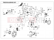 CFMOTO 2022 MOTORCYCLE 450 SR (CF400-6F [EU5] ) BRAKE SYSTEM(BOSCH ABS) - F08-A-2