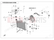 CFMOTO 2022 MOTORCYCLE 450 SR (CF400-6F [EU5] ) COOLING SYSTEM - F18