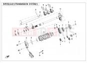 CFMOTO 2022 MOTORCYCLE 450 SR (CF400-6F [EU5] ) TRANSMISSION SYSTEM(1) - E06-1-V2