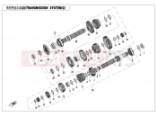 CFMOTO 2022 MOTORCYCLE 450 SR (CF400-6F [EU5] ) TRANSMISSION SYSTEM(2) - E06-2