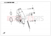 CFMOTO 2022 MOTORCYCLE 450 SR (CF400-6F [EU5] ) WATER PUMP - E08