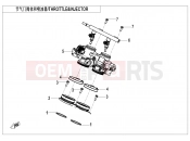 CFMOTO 2022 MOTORCYCLE 450 SR (CF400-6F [EU5] ) THROTTLE@^INJECTOR - E17