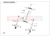 CFMOTO 450 SR (CF400-6F [EU5] ) FRONT SUSPENSION - F05