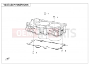 CFMOTO 450 SR (CF400-6F [EU5] ) CYLINDER HEAD(3) - E02-4