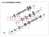 CFMOTO 450 SR (CF400-6F [EU5] ) TRANSMISSION SYSTEM(2) - E06-2