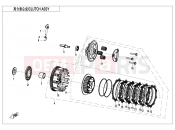 CFMOTO 450 SR (CF400-6H) CLUTCH(FCC) - E05-A