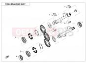 CFMOTO 450 SR (CF400-6H) BALANCER SHAFT - E16