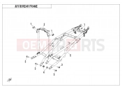 CFMOTO 450 MT (CF400-8A [CN4] ) REAR FRAME - F03-3