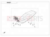 CFMOTO 450 MT (CF400-8A [CN4] ) SEAT - F13