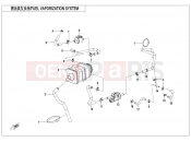 CFMOTO 450 MT (CF400-8A [CN4] ) FUEL VAPORIZATION SYSTEM - F36