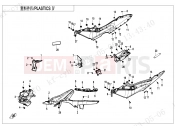 CFMOTO 2023 MOTORCYCLE 450 SR S (CF400-9F [EU5] ) PLASTICS 4 - F04-4