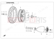 CFMOTO 2023 MOTORCYCLE 450 SR S (CF400-9F [EU5] ) REAR WHEEL - F11