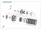 CFMOTO 2024 MOTORCYCLE 450 SR S (CF400-9F [EU5] ) CLUTCH(FCC) - E05-A