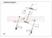 CFMOTO 450 SR S (CF400-9F [EU5] ) FRONT SUSPENSION - F05-V1