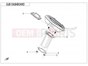CFMOTO 400 NK (CF400-A [EU4] ) DASHBOARD - F17-V2