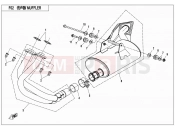 CFMOTO 400 NK (CF400-A [EU4] ) MUFFLER - F02