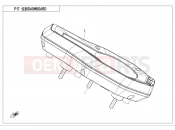 CFMOTO 650 MT (CF650-3) DASHBOARD - F17