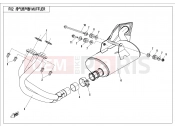 CFMOTO 650 MT (CF650-3C [EU4] ) MUFFLER - F02