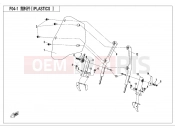 CFMOTO 650 MT (CF650-3C [EU4] ) PLASTICS 1(SMALL WINDSHIELD) - F04-1-A