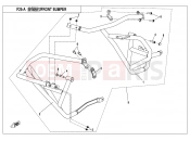 CFMOTO 650 MT (CF650-3C [EU4] ) FRONT BUMPER(NORMAL) - F25-A-V1
