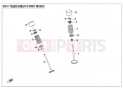 CFMOTO 650 MT (CF650-3C [EU 4] ) CYLINDER HEAD（2）