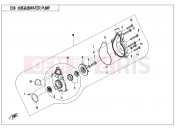 CFMOTO 650 MT (CF650-3C [EU 4] ) WATER PUMP