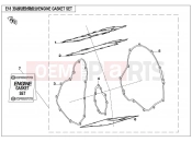 CFMOTO 650 MT (CF650-3C [EU 4] ) ENGINE GASKET SET