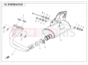 CFMOTO 650 MT (CF650-3C [EU 4] ) MUFFLER