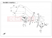 CFMOTO 650 MT (CF650-3C [EU 4] ) PLASTICS 1(SMALL WINDSHIELD)