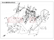 CFMOTO 650 MT (CF650-3C [EU 4] ) PLASTICS 3(BIG WINDSHIELD)