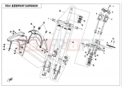 CFMOTO 650 MT (CF650-3C [EU 4] ) FRONT SUSPENSION（HIGH CONFIGURATION）