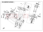 CFMOTO 650 MT (CF650-3C [EU 4] ) FRONT SUSPENSION（LOW CONFIGURATION）