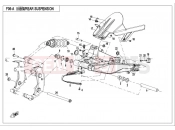 CFMOTO 650 MT (CF650-3C [EU 4] ) REAR SUSPENSION（HIGH CONFIGURATION）