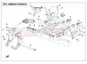 CFMOTO 650 MT (CF650-3C [EU 4] ) REAR SUSPENSION（LOW CONFIGURATION）