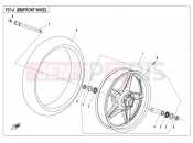 CFMOTO 650 MT (CF650-3C [EU 4] ) FRONT WHEEL（HIGH CONFIGURATION）