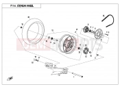 CFMOTO 650 MT (CF650-3C [EU 4] ) REAR WHEEL（HIGH CONFIGURATION）