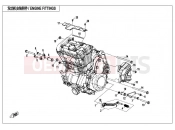 CFMOTO 2017 MOTORCYCLE 650 NK (CF650-7B) ENGINE FITTINGS