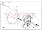 CFMOTO 2017 MOTORCYCLE 650 NK (CF650-7B) FRONT WHEEL