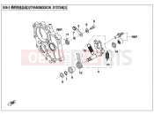 CFMOTO 2019 MOTORCYCLE 650 GT (CF650-8-01) TRANSMISSION SYSTEM(3)
