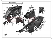 CFMOTO 2019 MOTORCYCLE 650 GT (CF650-8-01) PLASTICS 4