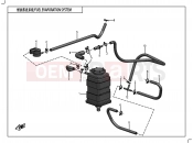 CFMOTO 2019 MOTORCYCLE 650 GT (CF650-8-01) FUEL EVAPORATION SYSTEM