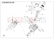 CFMOTO 2022 MOTORCYCLE 700 CL-X (CF700-2 [EU5] ) MUFFLER - F02