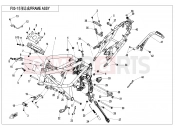 CFMOTO 2022 MOTORCYCLE 700 CL-X (CF700-2 [EU5] ) FRAME - F03-1