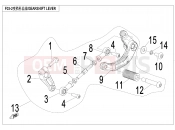 CFMOTO 2022 MOTORCYCLE 700 CL-X (CF700-2 [EU5] ) GEARSHIFT LEVER - F03-2