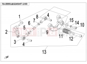 CFMOTO 700 CL-X (CF700-2A [EU5] ) GEARSHIFT LEVER - F03-2