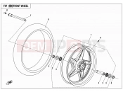 CFMOTO 700 CL-X (CF700-2A [EU5] ) FRONT WHEEL - F07