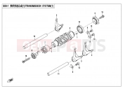 CFMOTO 700 CL-X (CF700-2A [EU5] ) TRANSMISSION SYSTEM(1) - E06-1