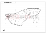 CFMOTO 700 CL-X (CF700-2C [EU5] ) SEAT - F13